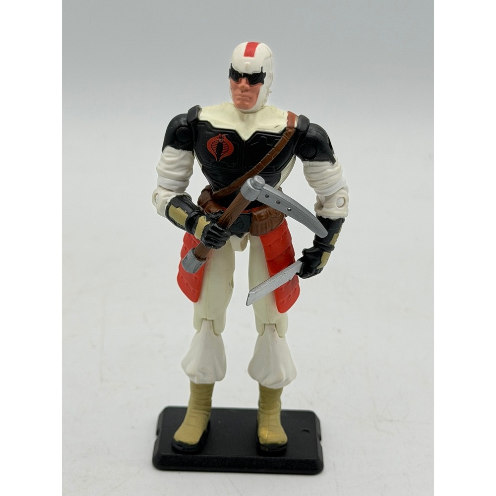GI Joe Valor vs Venom COBRA SLICE V5 3.75" Action Figure 2004 Hasbro Incomplete